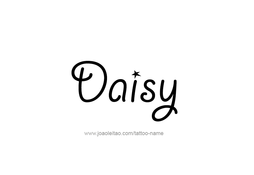 Tattoo Design Name Daisy   