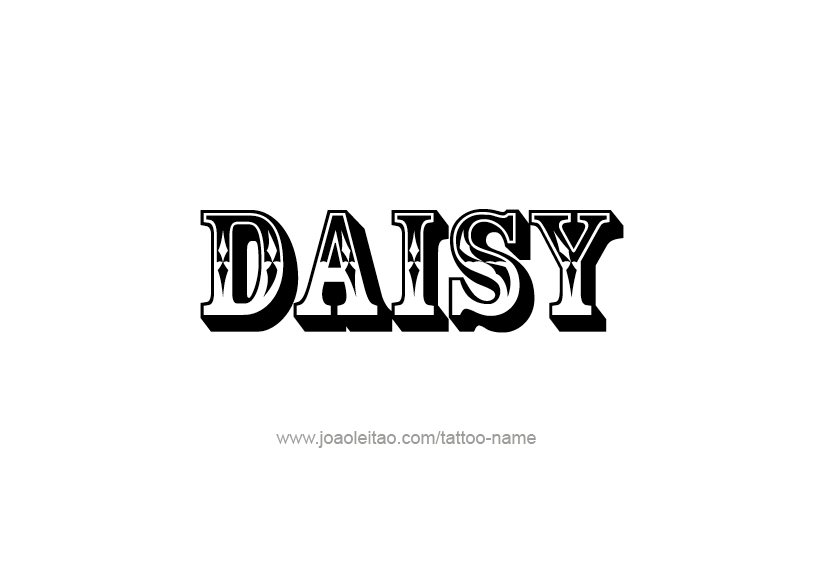 Tattoo Design Name Daisy   