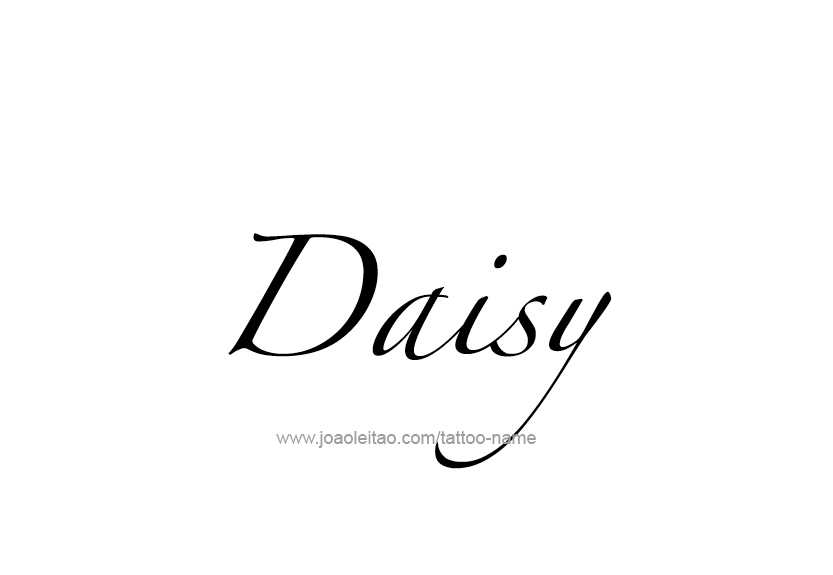 Tattoo Design Name Daisy   