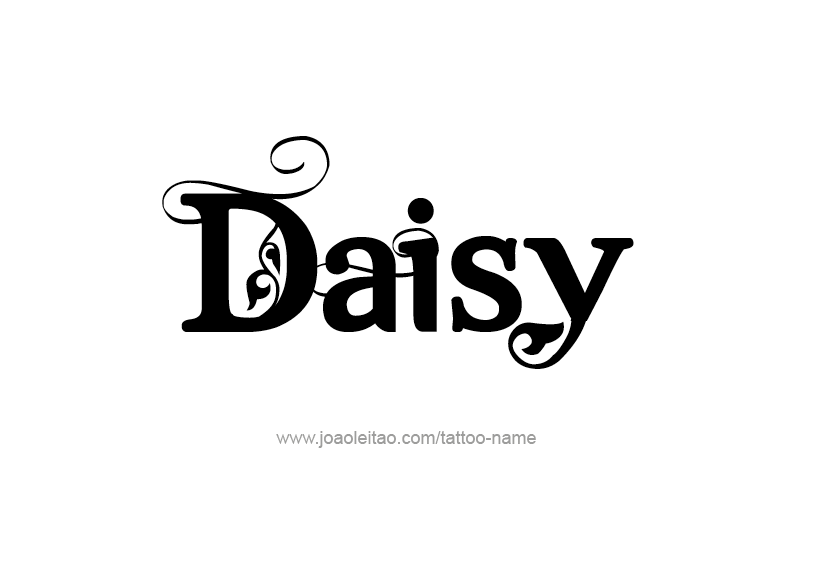 Tattoo Design Name Daisy   