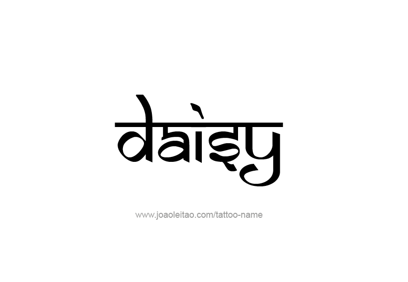 Tattoo Design Name Daisy   