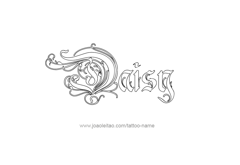 Tattoo Design Name Daisy   