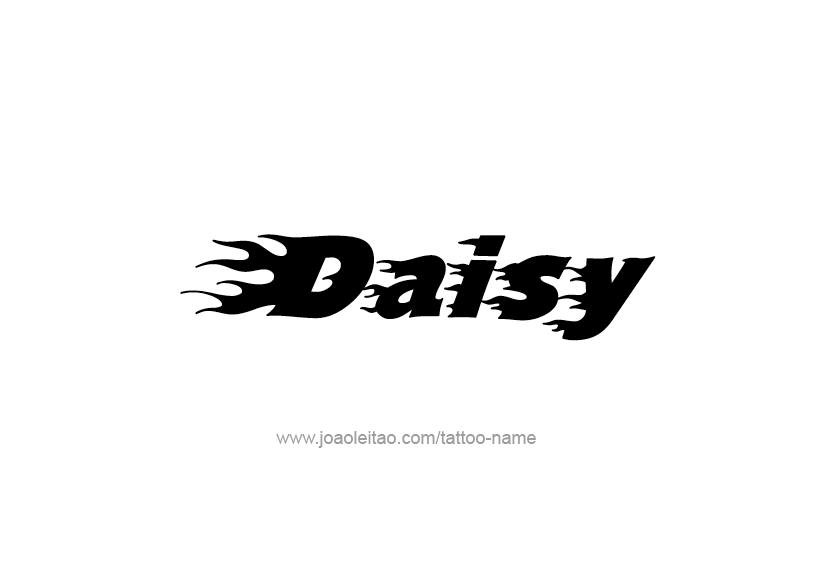 Tattoo Design Name Daisy   