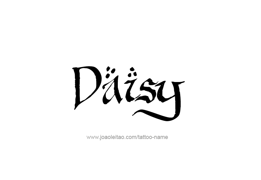 Tattoo Design Name Daisy   