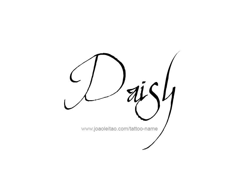 Tattoo Design Name Daisy   