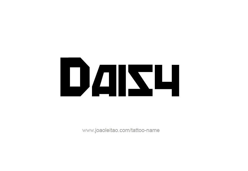 Tattoo Design Name Daisy   