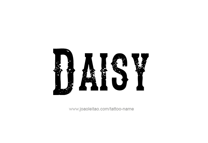 Tattoo Design Name Daisy   