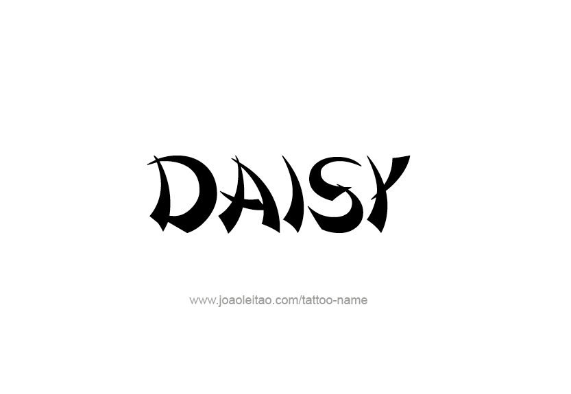 Tattoo Design Name Daisy   