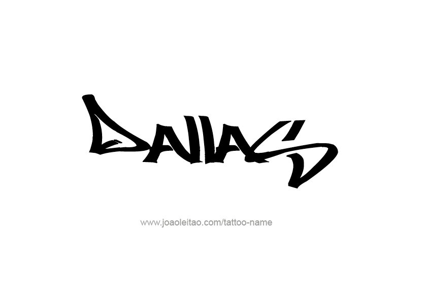 Tattoo Design Name Dallas   