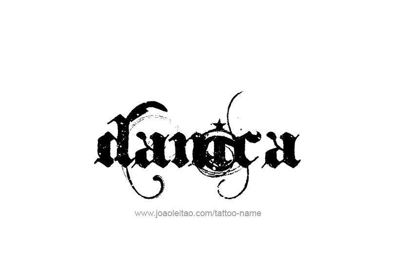 Tattoo Design Name Danica   