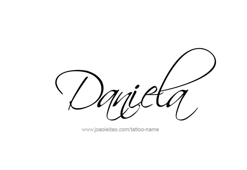 Tattoo Design Name Daniela   