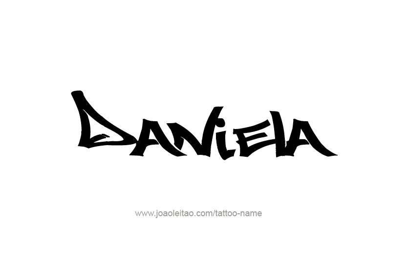 Tattoo Design Name Daniela   