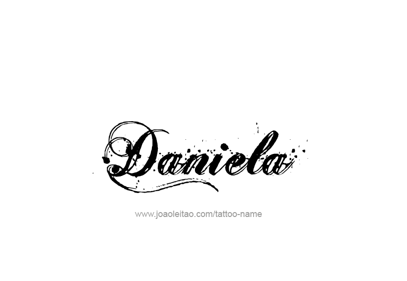 Tattoo Design Name Daniela   