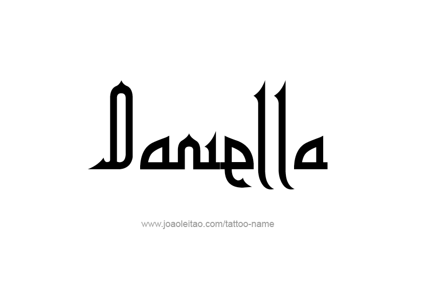 Tattoo Design Name Daniella   