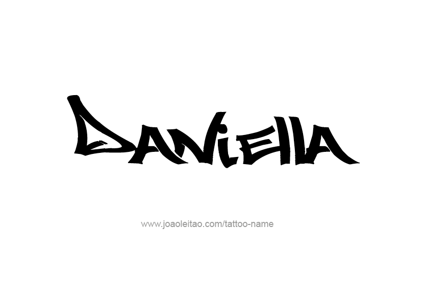 Tattoo Design Name Daniella   