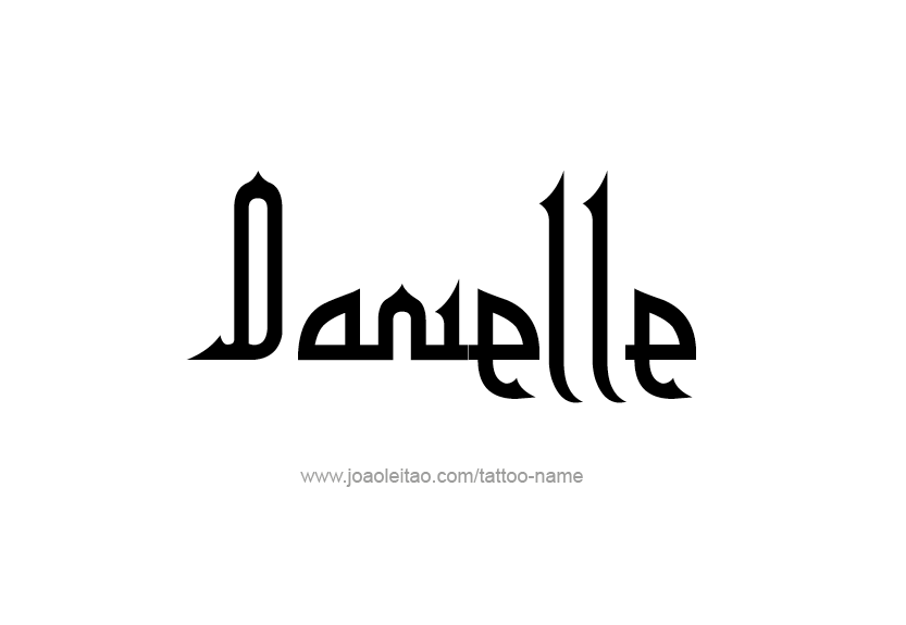 Tattoo Design Name Danielle   