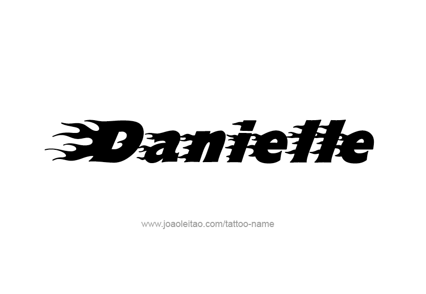 Tattoo Design Name Danielle   