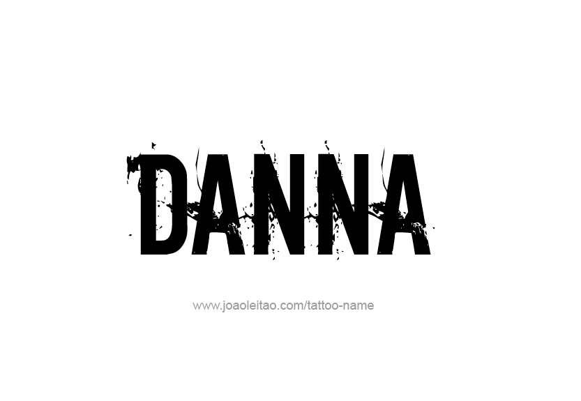 Tattoo Design Name Danna   