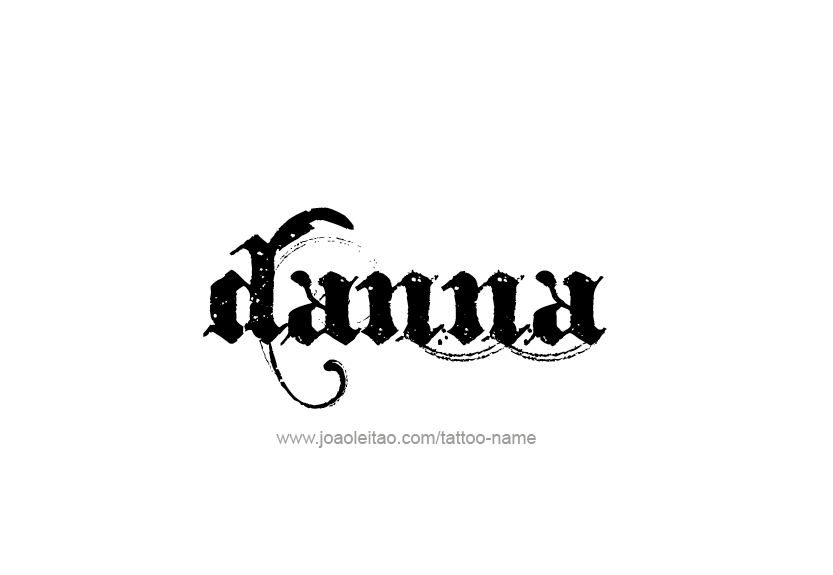 Tattoo Design Name Danna   