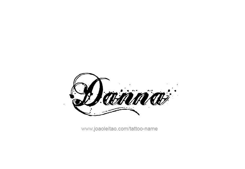 Tattoo Design Name Danna   