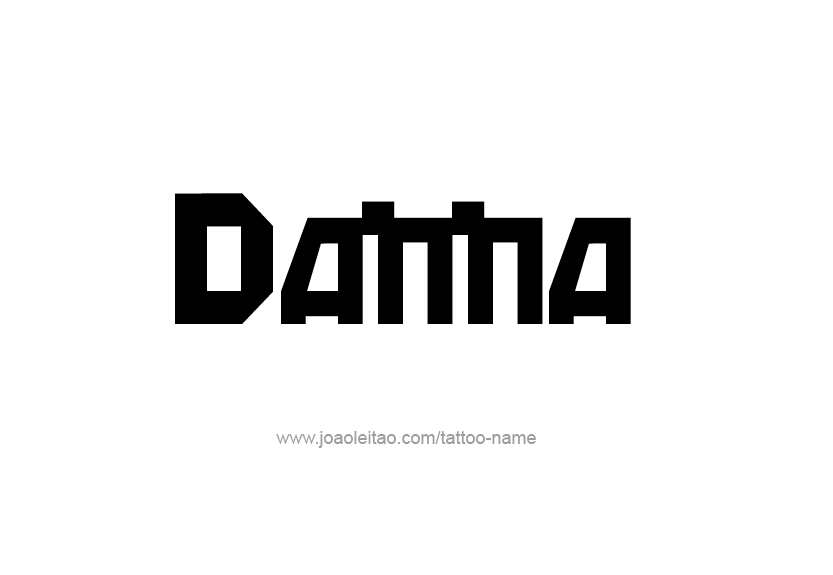 Tattoo Design Name Danna   