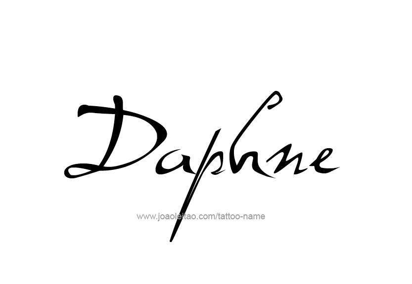 Tattoo Design Name Daphne   