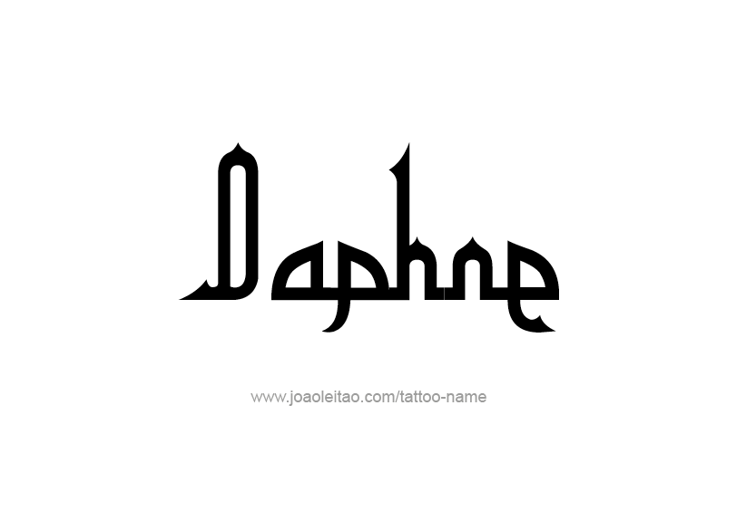 Tattoo Design Name Daphne   