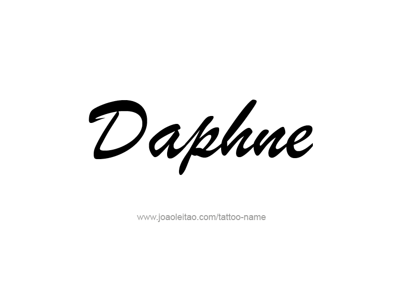 Tattoo Design Name Daphne   