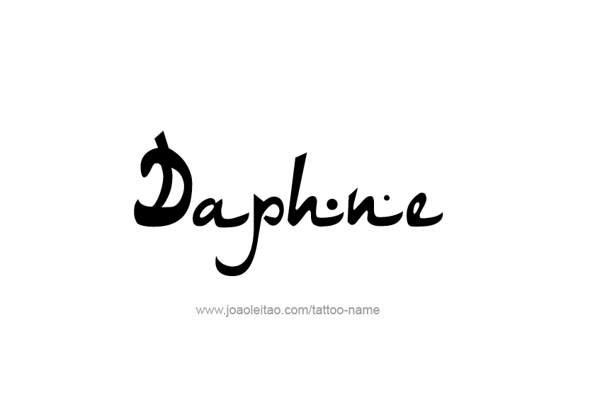 Tattoo Design Name Daphne   