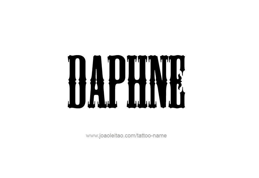 Tattoo Design Name Daphne   