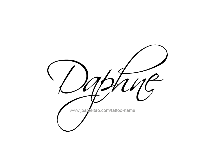 Tattoo Design Name Daphne   