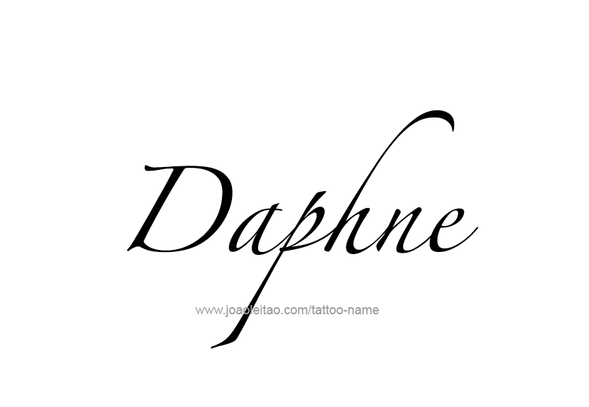 Tattoo Design Name Daphne   