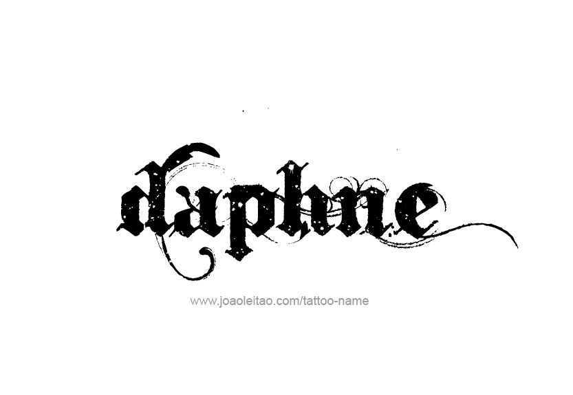 Tattoo Design Name Daphne   