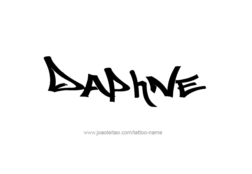 Tattoo Design Name Daphne   