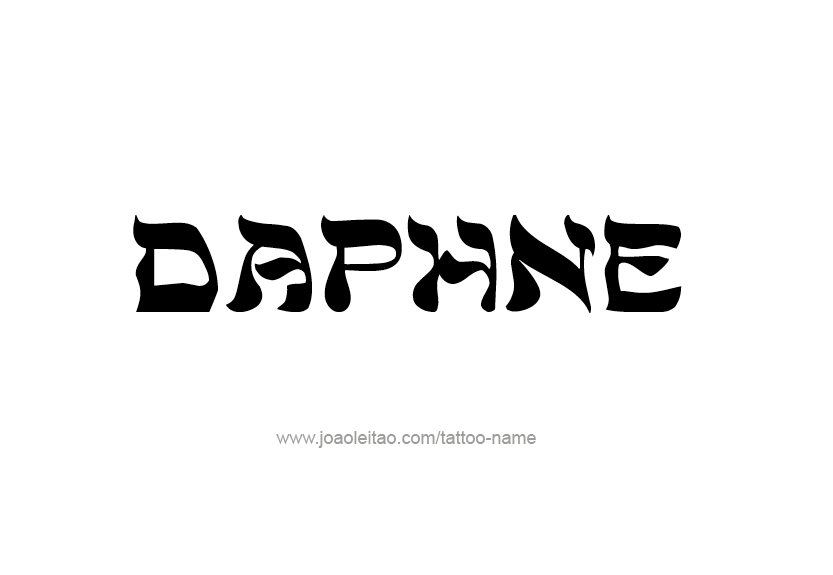 Tattoo Design Name Daphne   