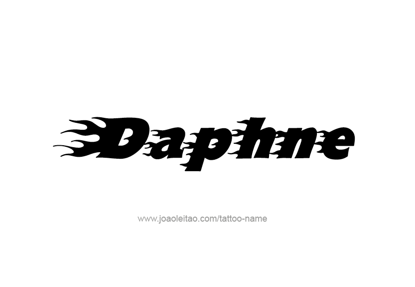 Tattoo Design Name Daphne   
