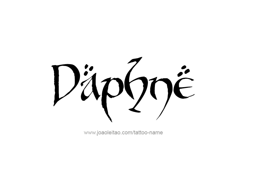 Tattoo Design Name Daphne   