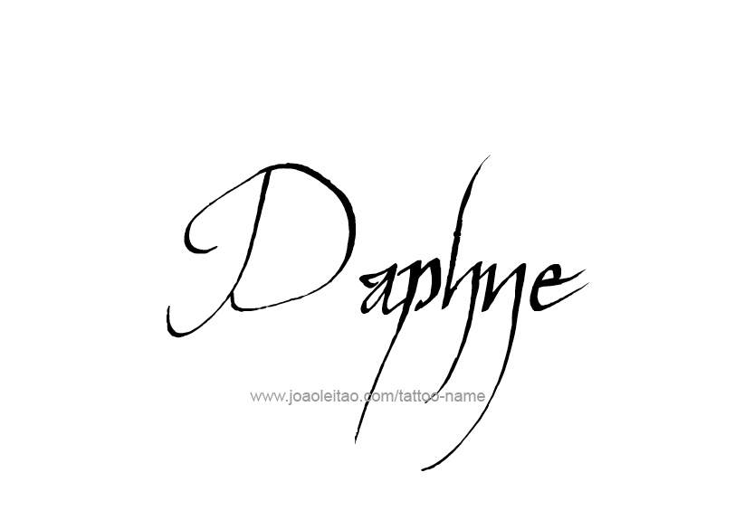 Tattoo Design Name Daphne   