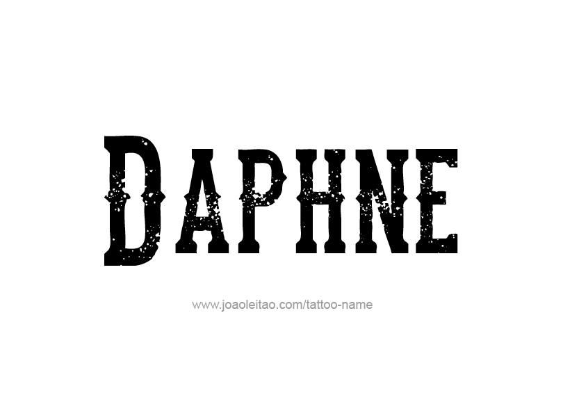 Tattoo Design Name Daphne   