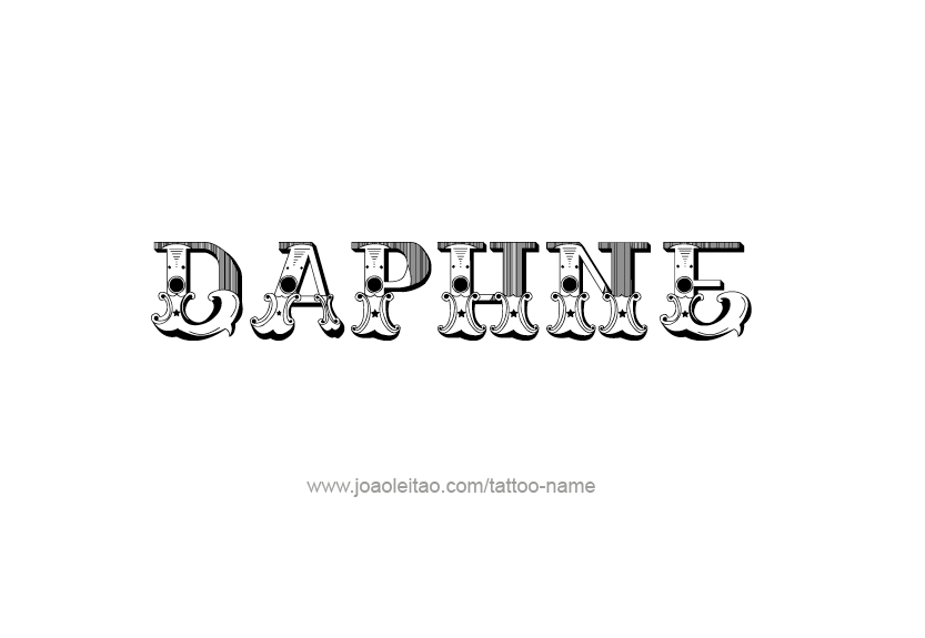 Tattoo Design Name Daphne   