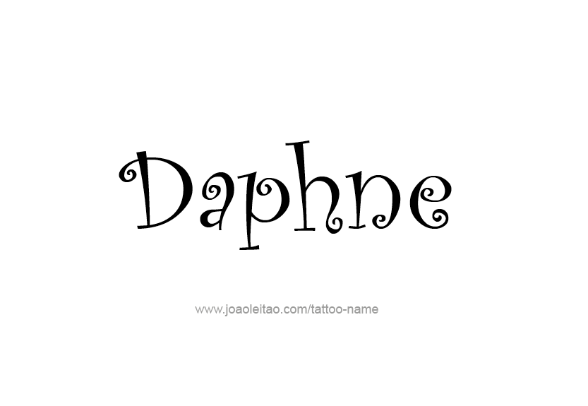 Tattoo Design Name Daphne   