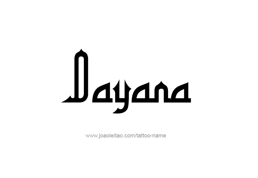 Tattoo Design Name Dayana   