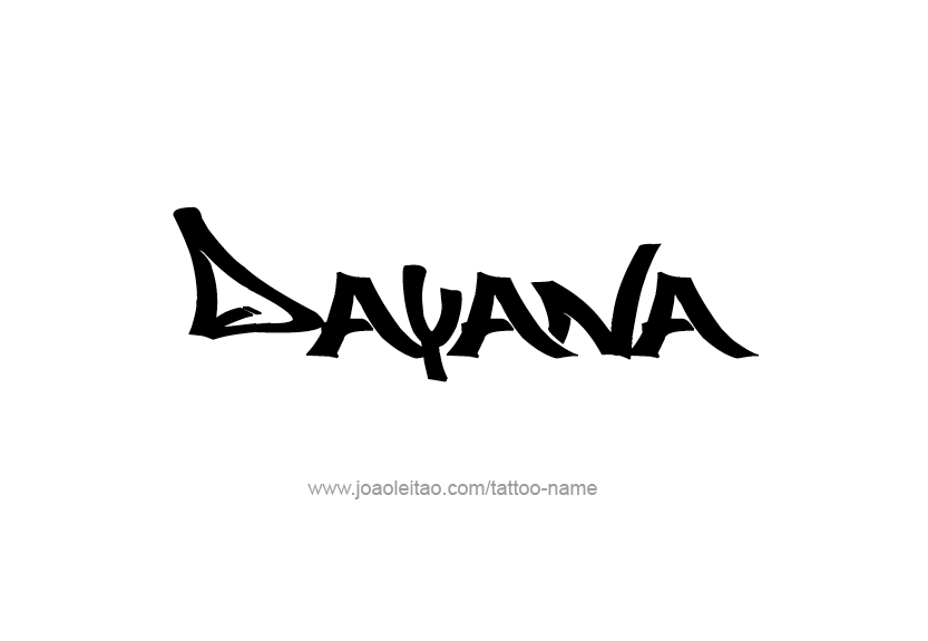 Tattoo Design Name Dayana   