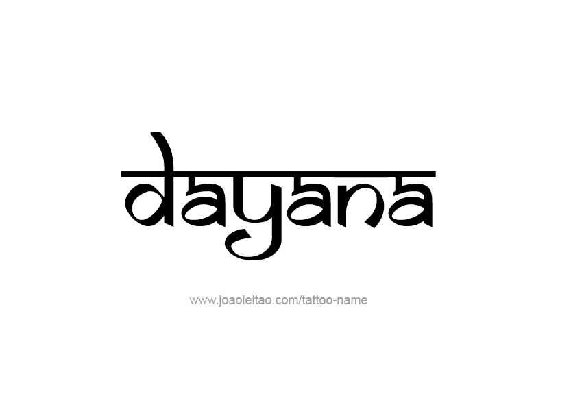 Tattoo Design Name Dayana   