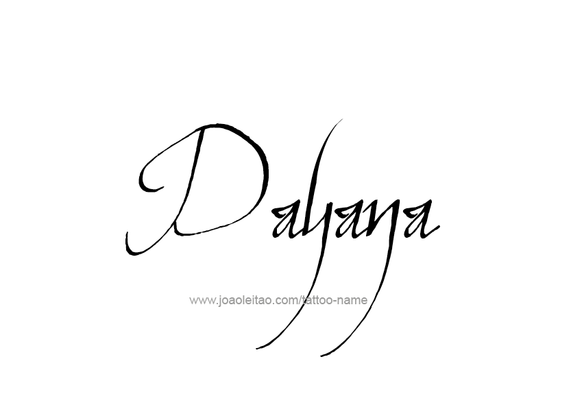 Tattoo Design Name Dayana   