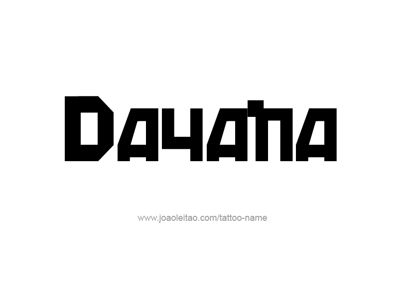 Tattoo Design Name Dayana   