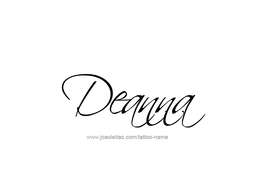 Tattoo Design Name Deanna   