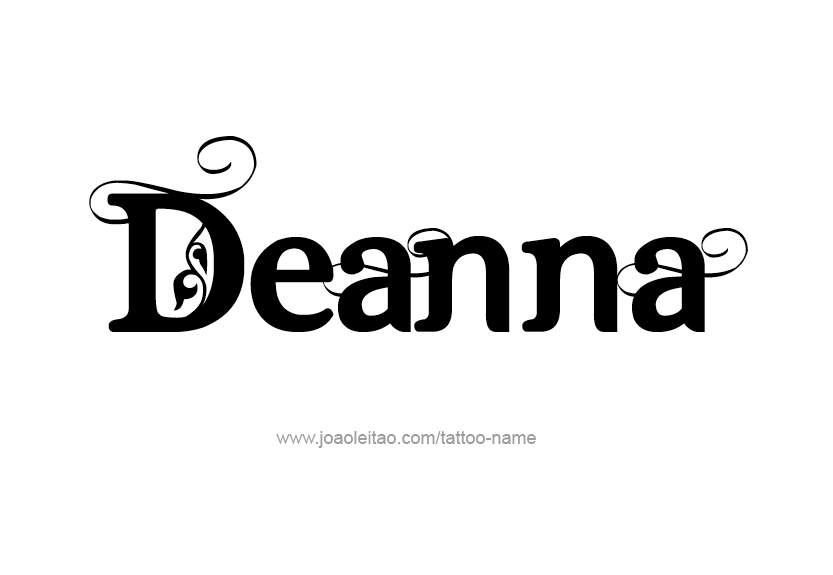 Tattoo Design Name Deanna   
