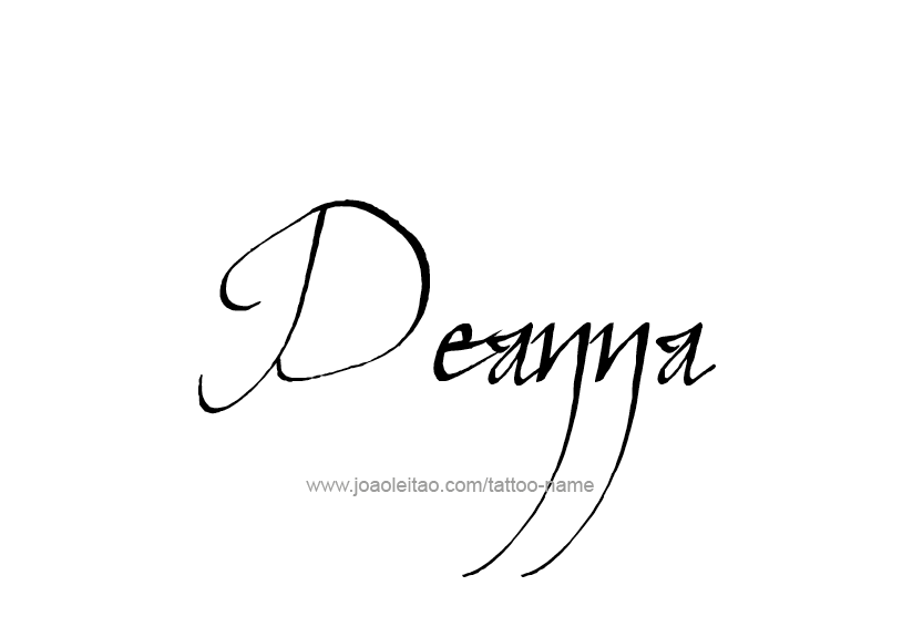 Tattoo Design Name Deanna   