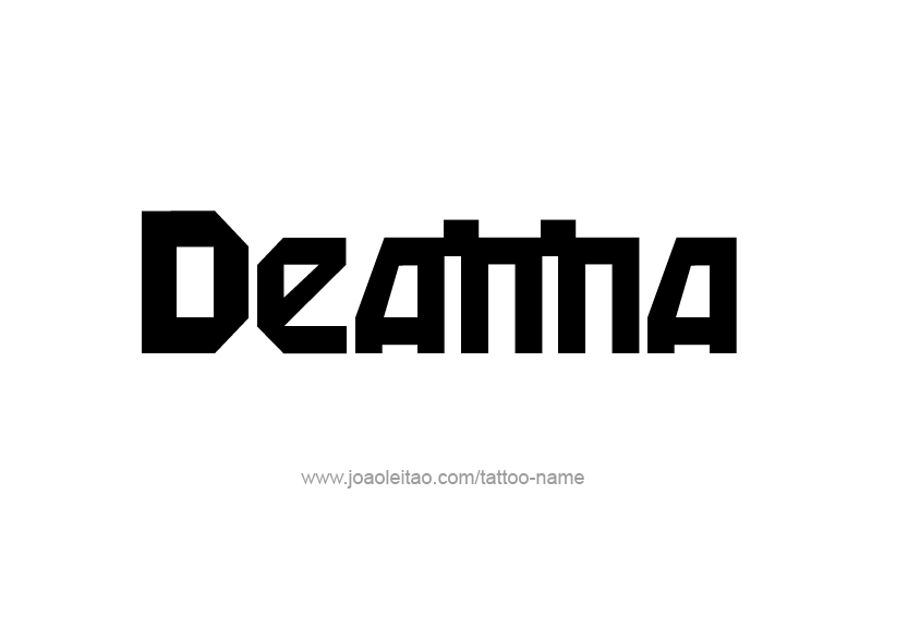 Tattoo Design Name Deanna   